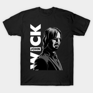 focus and John Wick T-Shirt